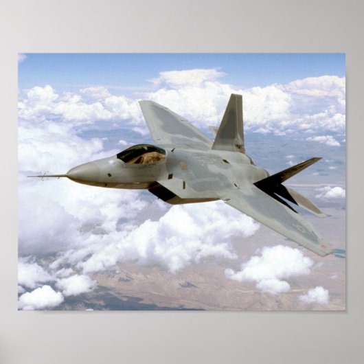F/A-22 Raptor Poster (Voorkant)