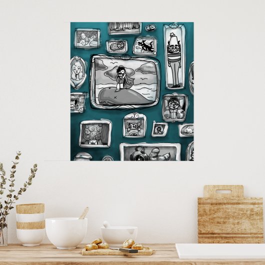 F.A.M.I.L.Y. Poster (Keuken)