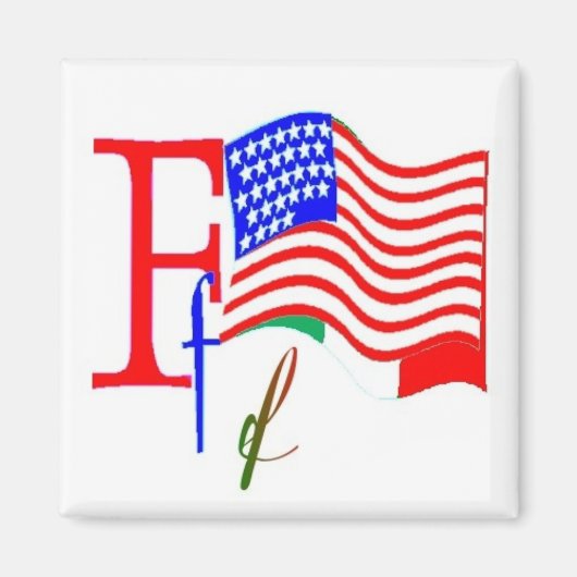 F - Alfabet Magnet (Voorkant)