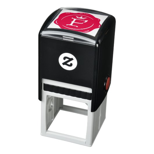 F - Antiek Wax Seal Gotische Kroon Initiaal Letter Zelfinktende Stempel (Product)