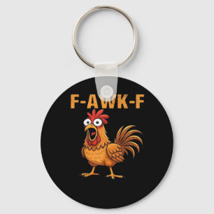 F-Awk-F Kip F-Caw-F Haan Grappig Humor Meme Sleutelhanger