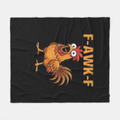 F-Awk-F Kip F-Caw-F Haan Grappige Humor Meme Fleece Deken (Voorkant (Horizontaal))