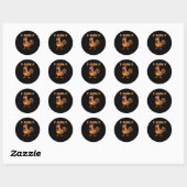 F-Awk-F Kip F-Caw-F Haan Grappige Humor Meme Ronde Sticker (Vel)