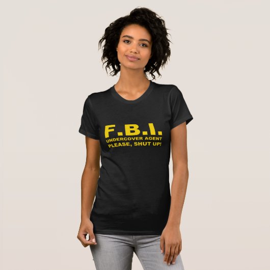 F.B.I. Agent T-shirt (Voorkant volledig)