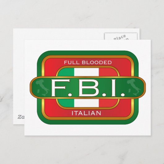 F B Italiaans Briefkaart (Voorkant / Achterkant)