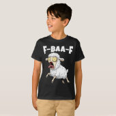 F-baa-f Meme – Grappige Schreeuw Meme Grafisch  T-shirt (Voorkant volledig)