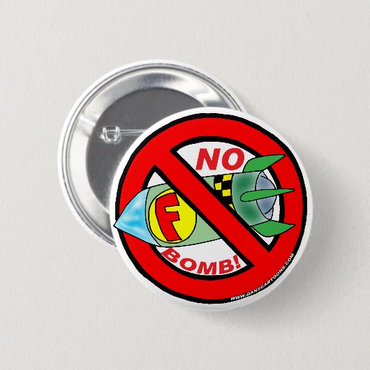 F-BOMB BUTTON (Voorkant /achterkant)