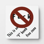 "F" Bomb Fotoplaat (Voorkant)