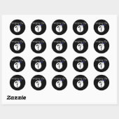 F Bomb Ronde Sticker (Vel)