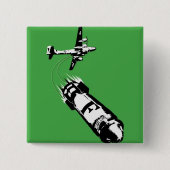 F-Bomb Vierkante Button 5,1 Cm (Voorkant)