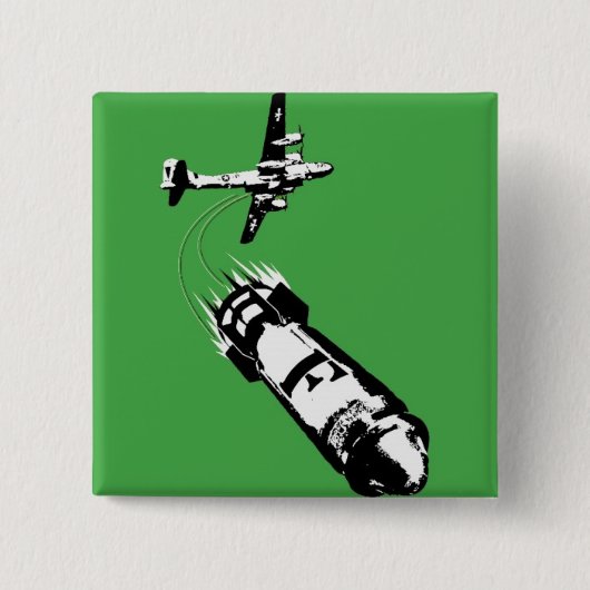 F-Bomb Vierkante Button 5,1 Cm (Voorkant)