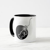 F Bomb (voeg uw eigen tekst toe!) Mok (Voorkant links)