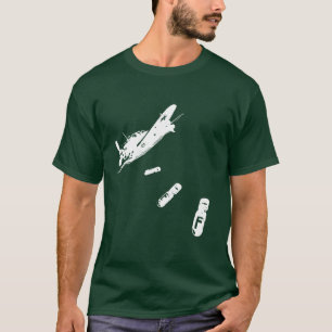 F-Bombduiker (wit) T-shirt