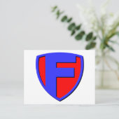 F BRIEFKAART (Staand voorkant)