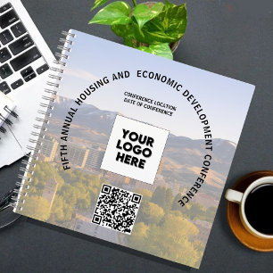 F+Business Conference Aangepast foto logo QR Notitieboek