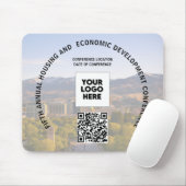 F+Business Conference Vervang foto logo QR-code Muismat (Met muis)