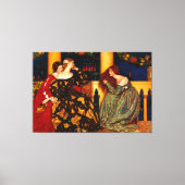 F. C. COWPER Venetiaanse dames die naar een serena Canvas Afdruk (Voorkant)