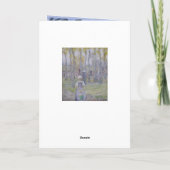 F C Frieseke wenskaart Kaart (Achterkant)