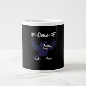F-Caw-F Aesthetic Graphic Grote Koffiekop (Voorkant)