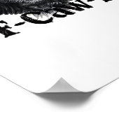 F-Caw-F Angry Raven Art Print Gothic Crow Illustra (Hoek)