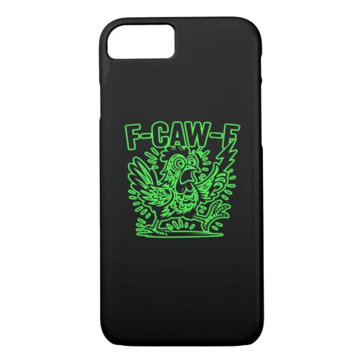 F-Caw-F Attitude Classic Cool Unique Case-Mate iPhone Case (Achterkant)