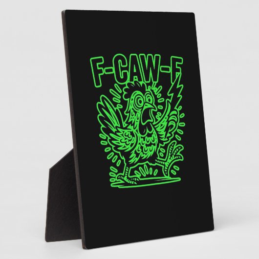 F-Caw-F Attitude Classic Cool Unique Fotoplaat (Zijkant)