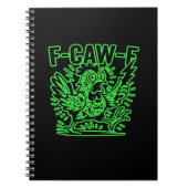 F-Caw-F Attitude Classic Cool Unique Notitieboek (Voorkant)