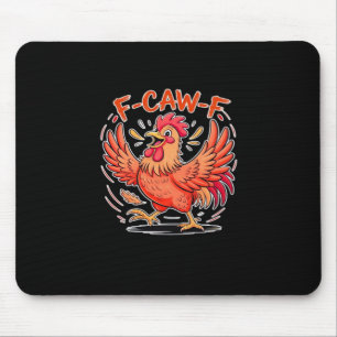 F-Caw-F Attitude Klassieke Retro Stijl Muismat