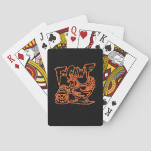 F-Caw-F Attitude Klassieke Vintage Stijl Pokerkaarten