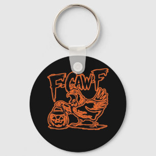 F-Caw-F Attitude Klassieke Vintage Stijl Sleutelhanger