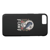 F-Caw-F Bird Case-Mate iPhone Case (Achterkant (Horizontaal))