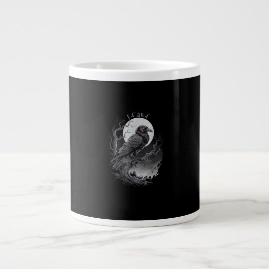 F-Caw-F Bird Creatieve Kunst Grote Koffiekop (Voorkant)