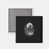 F-Caw-F Bird Creatieve Kunst Magneet (Voorkant / Achterkant)