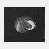 F-Caw-F Bird Creative Art Fleece Deken (Voorkant (Horizontaal))