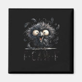 F-Caw-F Bird Funny Trendy Unique Magneet (Voorkant)