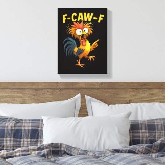 F Caw F Canvas Afdruk (Insitu (Slaapkamer))