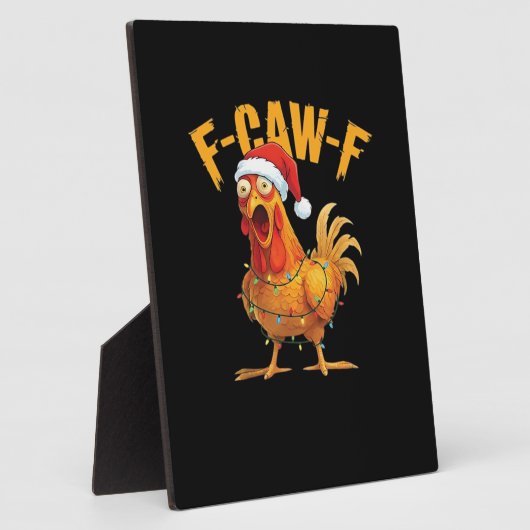 F-Caw-F Chicken Christmas Essential Fotoplaat (Zijkant)