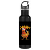 F-Caw-F Chicken Christmas Essential Waterfles (Voorkant)