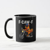 F-Caw-F Chicken Classic Aesthetic Graphic Mok (Links)
