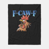F-Caw-F Chicken Classic Cool Unique Fleece Deken (Voorkant)