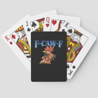 F-Caw-F Chicken Classic Cool Unique Pokerkaarten