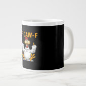 F-Caw-F Chicken Classic Funny Trendy Grote Koffiekop (Voorkant rechts)