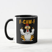 F-Caw-F Chicken Classic Funny Trendy Mok (Links)
