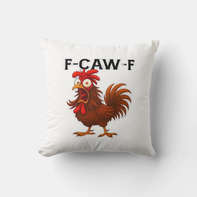 F-Caw-F Chicken Classic Kussen (Voorkant)