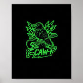F-Caw-F Chicken Classic Minimal Clean Poster (Voorkant)