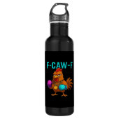 F-Caw-F Chicken Classic Minimal Clean Waterfles (Voorkant)