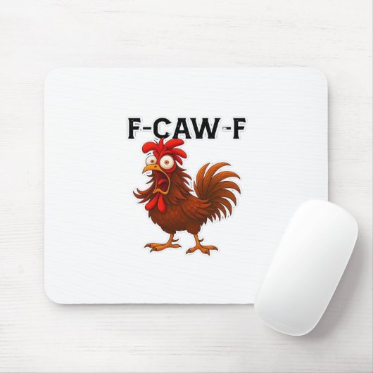 F-Caw-F Chicken Classic Muismat (Met muis)