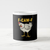 F-Caw-F Chicken Classic Retro Cool Grote Koffiekop (Voorkant)
