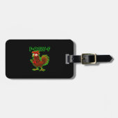 F-Caw-F Chicken Classic Retro Graphic Bagagelabel (Voorkant horizontaal)