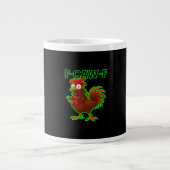 F-Caw-F Chicken Classic Retro Graphic Grote Koffiekop (Voorkant)